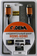 Шнур HDMI-HDMI v.2.0  5м